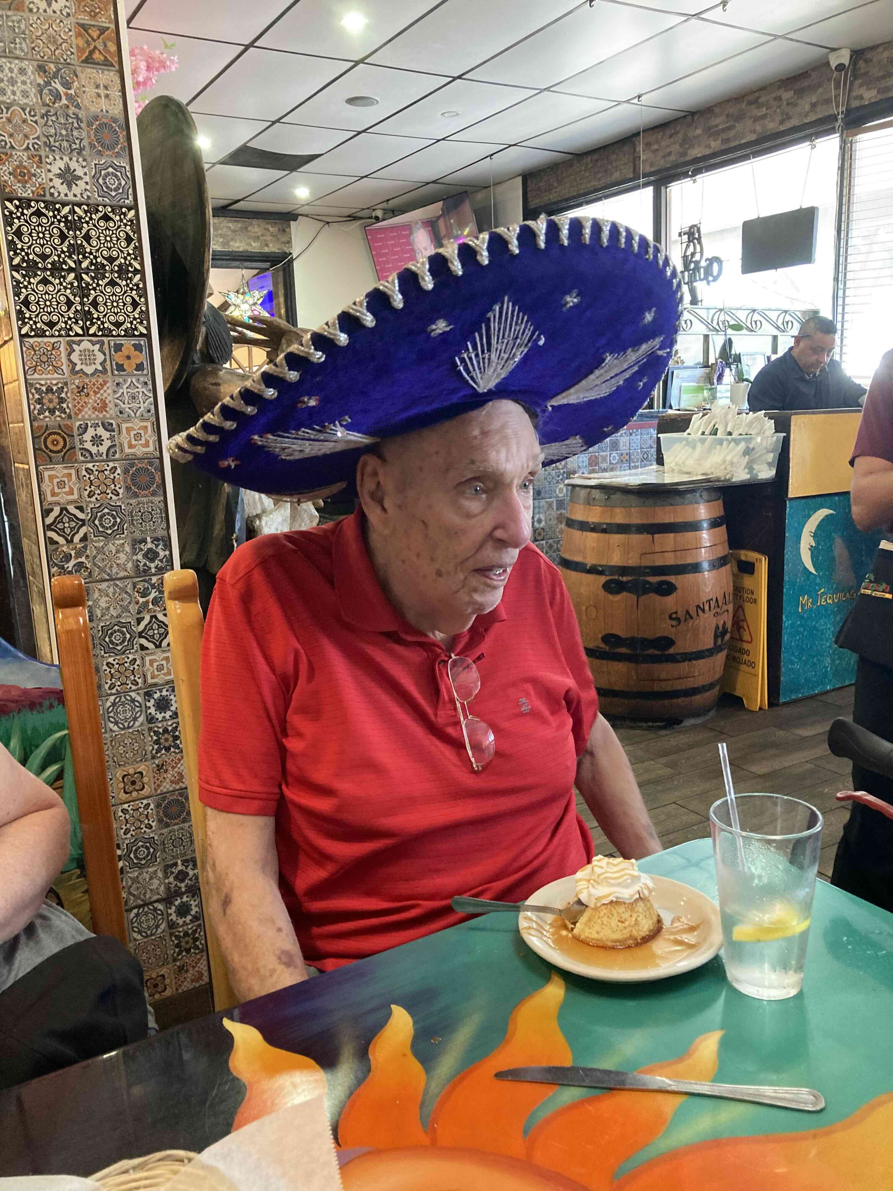 100 years of wisdom and sombreros.
